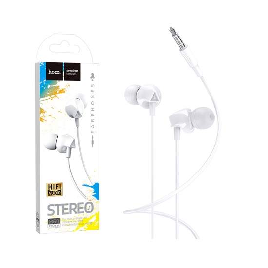 Hoco Universal Earphone M60 Perfect Sound White